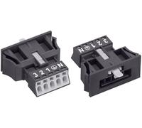 Connecteur d'alimentation WAGO WINSTA MINI Série WINSTA MINI mâle, droit Nbr total de pôles: 4 + PE 16 A noir 1 pc(s)