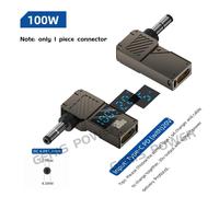 Connecteur D'Alimentation Usb C Pd Vers Dc 100W,19V 20V,Adaptateur D'Alimentation Universel Pour Ordinateur Portable,Prise De Chargeur,Convertisseur De Pointe Jack Pour Lenovo As.4.0X1.7Mm.