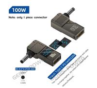 Connecteur D'Alimentation Usb C Pd Vers Dc 100W,19V 20V,Adaptateur D'Alimentation Universel Pour Ordinateur Portable,Prise De Chargeur,Convertisseur De Pointe Jack Pour Lenovo As.4.5X3.0Mm (For Dell)