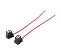 Connecteur d'ampoule H1, prise femelle H1 DC 12V-24V coude pour extension pour remplacement pour modification de bricolage