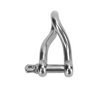 Connecteur d'ancrage à Manille torsadée en Acier Inoxydable de 12 mm, Haute résistance, de qualité Marine, pour Yachts, Hors-Bords et navires
