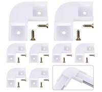 Connecteur D'angle à 90 Degrés, UNIQUEMENT pour le Canal LED en Aluminium à LED en Forme de U Chesbung (ASIN : B07PSNJMPN, B07PTQ6FTZ, B07KR7H4B6, B07Q1B91MT), Vis Incluses