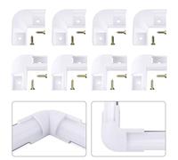 Connecteur D'angle à 90 Degrés, UNIQUEMENT pour Profilé en Aluminium à LED en Forme de V Chesbung (ASIN : B07PSN77DY, B07PRJ95YD, B07KR62KKT), Vis Incluses