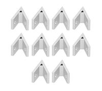 Connecteur d'angle d'angle en aluminium, fixation de joint de profil en alliage d'aluminium de résistance industrielle robuste à 45 degrés pour les projets de bricolage d'étagères (4040-45 degrés)