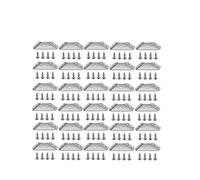 Connecteur D'angle De Meuble En Acier Inoxydable, Code For Support D'étagère D'armoire, Kits Renfort Fixe Avec Accessoires Quincaillerie À Vis, 1 120 Jeux(30Set)