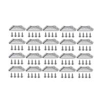 Connecteur D'angle De Meuble En Acier Inoxydable, Code For Support D'étagère D'armoire, Kits Renfort Fixe Avec Accessoires Quincaillerie À Vis, 1 120 Jeux(20Set)