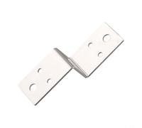 Connecteur d'angle en acier inoxydable, équerres multifonctionnelles en forme de Z avec bords arrondis pour assemblage d'armoires (40 mm)