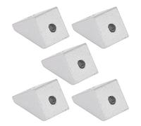 Connecteur d'angle en aluminium augmentant la résistance structurelle avec une base renforcée à angle droit (3204-0001-0003)
