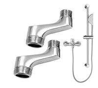 Connecteur d'angle réglable - Performance professionnelle anti-fuite, design à vis excentrique flexible, noyau en laiton de haute précision + joint en caoutchouc durable, partie pour la