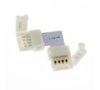 Connecteur d'angle RVB 10 mm (croix, L et T) - Adaptateur d'angle RVB - Connecteur (L (angle)