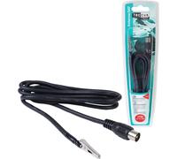 Connecteur d'antenne à pince 1,5m noir