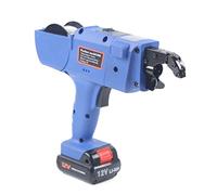 Connecteur d'armature électrique | Machine à reliure métallique automatique 4500 mAh Kit d'outils pour animaux 8 mm à 34 mm (bleu)