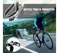 Connecteur D'attelage De Vélo En Acier, Accessoires De Support Arrière De Bicyclette, Accessoires De Remorque Pour Bébé, Installation Facile, Pièces Personnelles De Vélo
