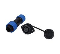 Connecteur D'aviation IP68 SP16 2 Pin/3 Pin/4 Pin/5 Pin/6 Pin/7 Pin/8 Pin/9 Pin Connecteurs D'aviation étanches Mâle Femelle Câble de Prise Courant(6 Pin,250V 5A)