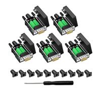 Connecteur DB9 RS232 D-SUB Lot de 5 adaptateurs mâles