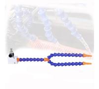 Connecteur de 8 mm Base magnétique réglable Rond/Span en forme de buse de refroidissement Aluminum block base, double-headed tube 300mm 7mm round nozzle