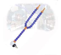 Connecteur de 8 mm Base magnétique tuyau de liquide de refroidissement en plastique, tuyau de tuyau de liquide de refroidissement à e Strong magnetic base, double tube 400mm sideways 7mm round nozzle