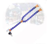 Connecteur de 8 mm Base magnétique tuyau de liquide de refroidissement en plastique, tuyau de tuyau de liquide de refroidissement Strong magnetic base, double 300mm, upper tube 28mm wide flat nozzle