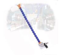 Connecteur de 8 mm Base magnétique tuyau de liquide de refroidissement en plastique, tuyau de tuyau de liquide de refroidissement Aluminum block strong magnetic base, tube 400mm 28mm wide flat nozzle