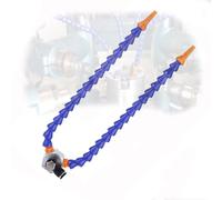 Connecteur de 8 mm Base magnétique tuyau de liquide de refroidissement en plastique, tuyau de tuyau de liquide de refroidissement à eau f Strong magnetic base, tube length 400mmx2pcs 7mm round nozzle