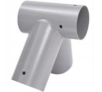 Connecteur de balançoire 100 ° - Diamètre : 100 mm - En tôle d'acier revêtue par pulvérisation - Pour balançoire de jardin - Forme triangulaire stable en A - Avec ouvertures de montage - Diamètre : 10