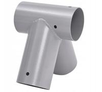 Connecteur de balançoire à 90 ° - Diamètre : 100 mm - En tôle d'acier revêtue par pulvérisation - Pour balançoire de jardin - Forme triangulaire stable en A - Avec ouvertures de montage - Diamètre