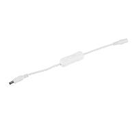 Connecteur de bande LED, interrupteur marche/arrêt en plastique Durable, 5 pièces, connecteur en ligne pour bande lumineuse LED, ensemble noir et blanc, 28.5cm (Blanc)