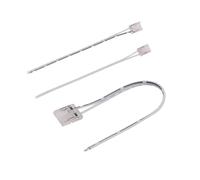 Connecteur de bande LED Transparent sans soudure, 5 pièces, for lumières 2835 5050 DIM RGB CCT(Strip to Wire,5PCS_5PIN 12MM (RGBW))