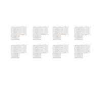 Connecteur de bande lumineuse LED professionnel transparent 3 broches en forme de L COB pour bande lumineuse LED COB facile à installer, extension de l'espace, compatibilité e,