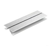 Connecteur de base à 90 degrés pour plinthe de cuisine, joint de plinthe pour meubles, planches, adaptateur d'angle argenté pour une transition sans couture des espaces et une connexion d'angle (360 °