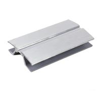Connecteur de base en aluminium et plastique pour plinthes de cuisine et plinthes de meubles, joint d'angle flexible à 90° pour des transitions nettes et stables et une couverture d'écart (360°-12 cm)