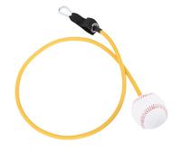 Connecteur de Baseball Fitness Corde élastique Tension Latex pour Diverses Méthodes D'exercice Aide à la Formation de Softball, Conçue Sous la Forme D'un Baseball (Jaune 10 livres)