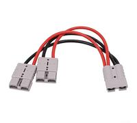 Connecteur de batterie 120 A Anderson mâle vers double adaptateur Y 6 AWG pour chariot élévateur électrique, camping-car, tracteur