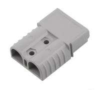 Connecteur de batterie 50 A 600 V gris UL94-V0 pour chariot élévateur 50 A | 50 A, 600 V max, UL94-V0 ignifuge, boîtier gris, convient aux fils 12-6AWG pour chariots élévateurs