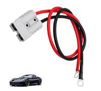 Connecteur de Batterie 50A 600V avec Joint Torique,Câble de Connecteur de Batterie 10AWG de 60cm,Prise de Charge Idéale pour Chariots Élévateurs,Véhicules Électriques,Caravanes et Treuils de Remorque