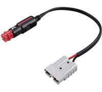 Connecteur de batterie à courant élevé sur fiche allume-cigare avec fusible TC-12195692 noir, rouge TRU COMPONENTS Contenu