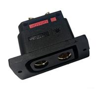 Connecteur de batterie QS10PS anti-explosion pour drones et jouets télécommandés avec courant nominal de 210 A et contacts en laiton plaqué or, protection contre les étincelles et longue durée de vie