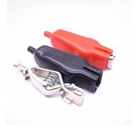 Connecteur de batterie recouvert de PVC 20 A pour pince crocodile pour tests électriques et utilisation de circuit, longueur de manchon de 75 mm, clip isolé pour plus de sécurité et de fiabilité (2