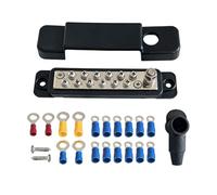 Connecteur De Blocage De Bornies,Connecteur D'alimentation À 12 Positions Avec Couverture,Blocage De Pinces Pour Utilisations Marines - Pour Bateaux Marine Voitures Camper Systèmes Audio et Bactéries