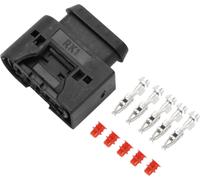 Connecteur De Bobine D'Allumage À 5 Broches Compatible Pour Mercedes-Benz, Kit De Fiche, Étanche, Série En Plastique Noir De 3,5 Mm, Connecteur De Terminal De Fil Femelle