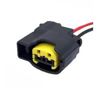 Connecteur de Bobine d'allumage Compatible avec Kia 49093-0211, connecteur de Bobine d'allumage à 2 Broches, Prise de klaxon, connecteur électronique Femelle étanche, connecteur de Faisceau de câbles