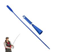 Connecteur de bobine de pêche - Plug de localisation pour canne à pêche - Bleu - Portable - Pour pêche à la carpe - Accessoire rotatif - Équipement de pêche en plein air pour eau douce et