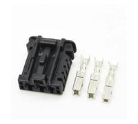 Connecteur de boîtier en plastique de démarreur automatique à 3 broches avec fils, câble de câblage automobile for 98821-1031(Dark Grey)
