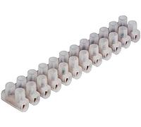 Connecteur de borne de Bande de jonction de Fil électrique connecteur de barrière de bornier 12 Voies Clair 1 pc