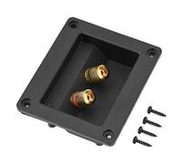 Connecteur de borne de haut-parleur Borne de borne de liaison Composants acoustiques pour haut-parleur HiFi 2 Borne de liaison en cuivre Connecteur de câble Boîte Shell