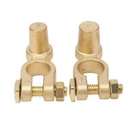 Connecteur de borne | Terminal de déconnexion de batterie | Paire d'adaptateurs de poteau de batterie en laiton, bornes à libération rapide à 4 voies, 2 pièces, connecteurs 12 V,