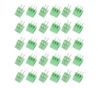Connecteur de Bornier à Vis Pcb 2p 3p 50 Pièces Vert Cuivre