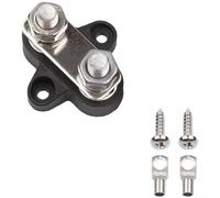 Connecteur de bornier de batterie en acier inoxydable pour 12 V 24 V avec systèmes de rondelles automobiles M6 M8 robustes et goujon en laiton 48 V (G)