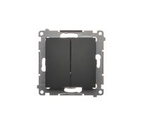 54 MODULE NOIR MAT CONNECTEURS SÉRIE PINCES PREMIUM 54 DW5.01/49