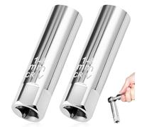 Connecteur de bougie d'allumage, clé à bougie d'allumage 14 mm, clé à bougie d'allumage, clé à bougie d'allumage à paroi fine 14 mm, extracteur de bougie d'allumage magnétique